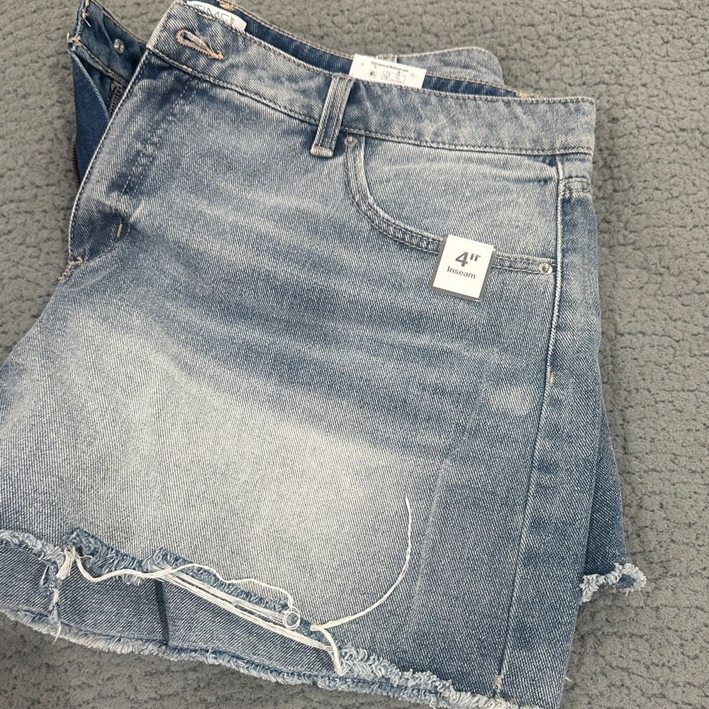 Denim Cutoff Shorts by Time and Tru